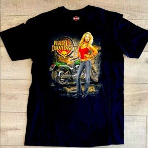 Harley-Davidson brand new promotional tee shirt, black, new with tags. 2015.